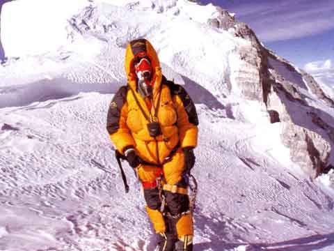 
Lincoln Hall Just Below Everest Summit May 25, 2006 - Dead Lucky book
